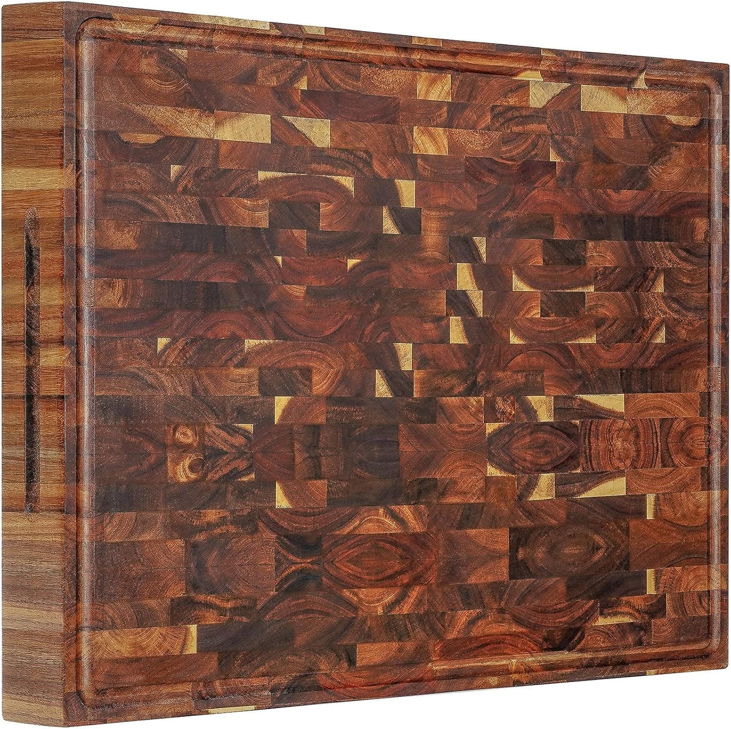 Thick End Grain Acacia Wood Cutting Board